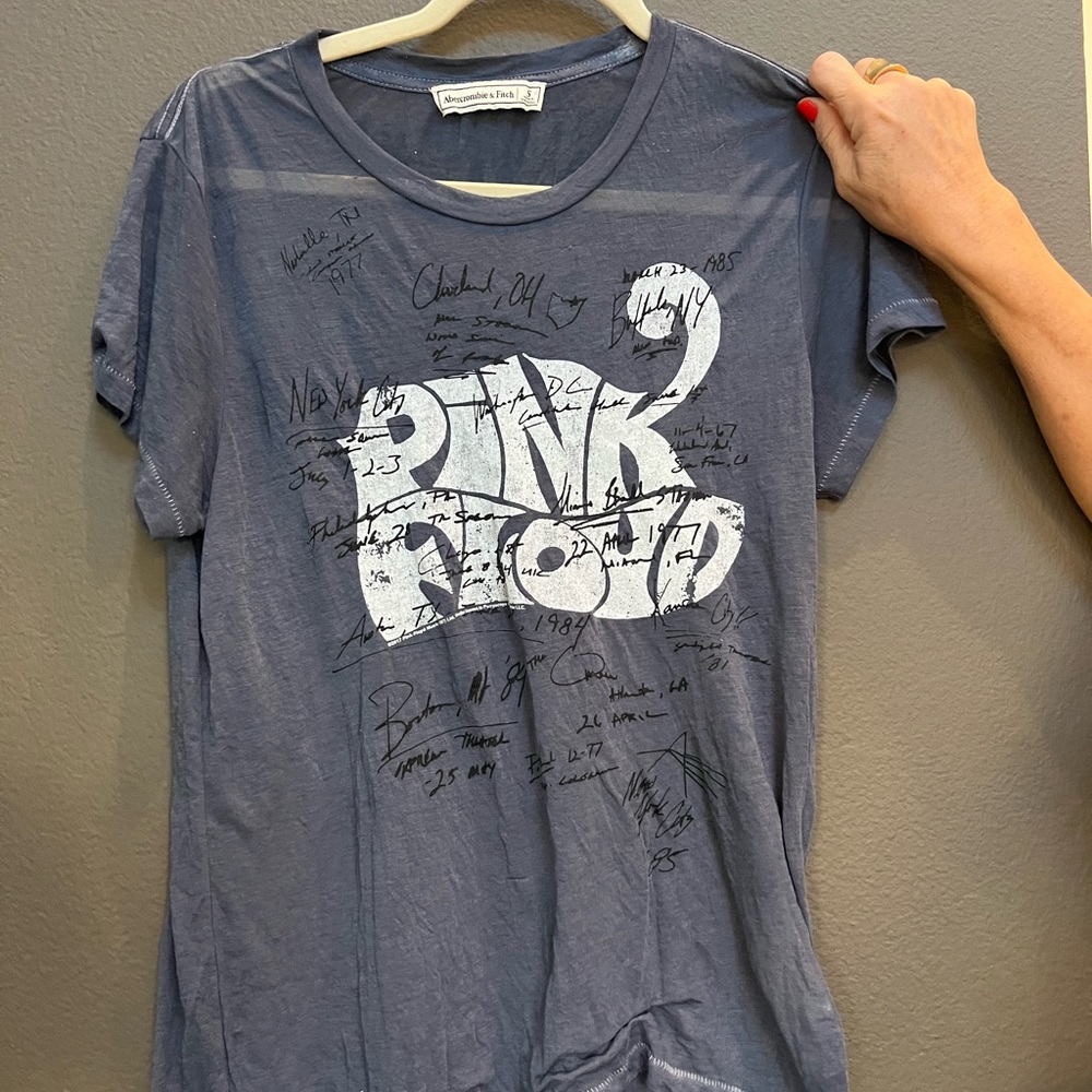 Abercrombie Pink Floud Shirt - Small